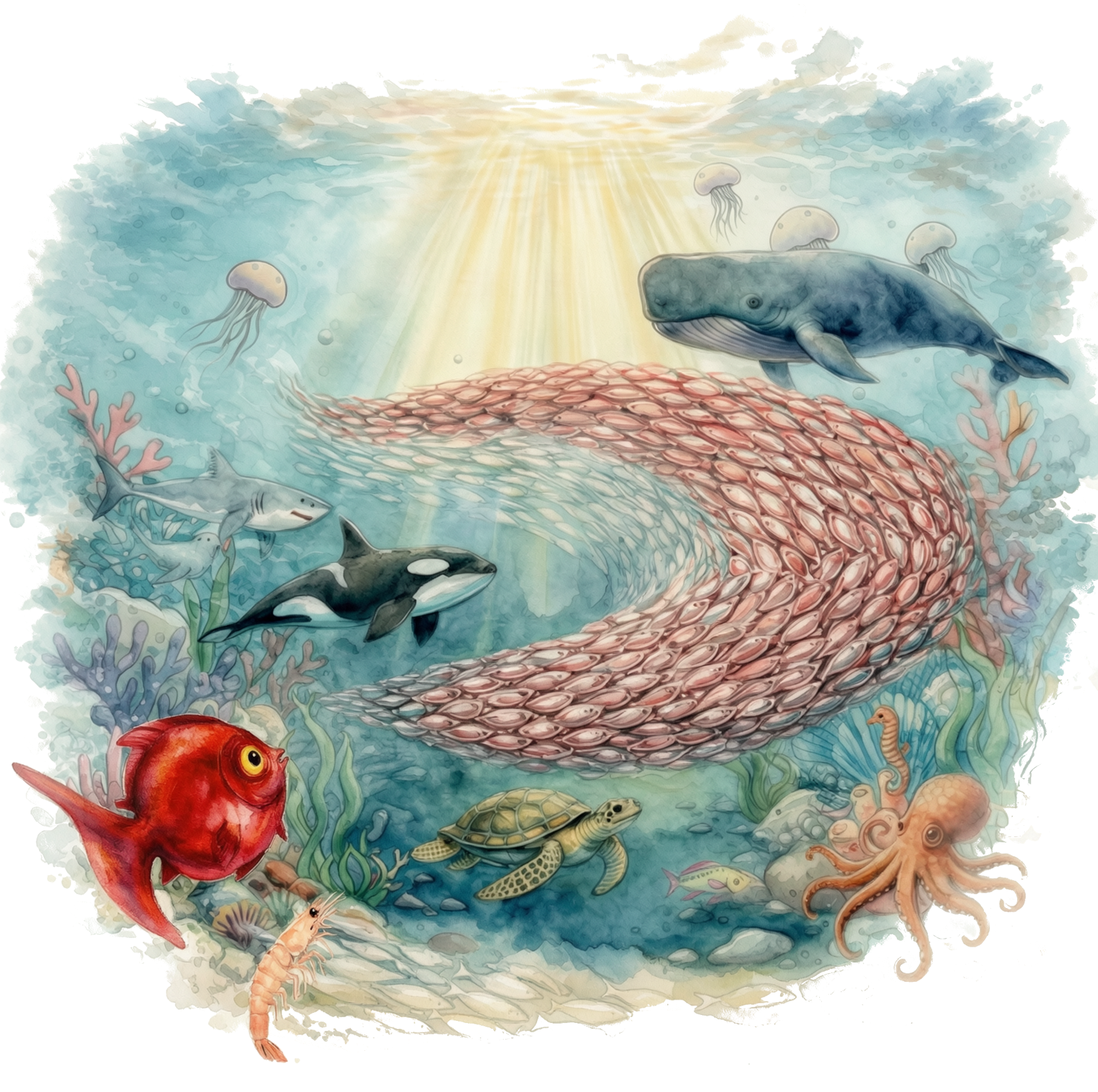Les sardines et le cachalot